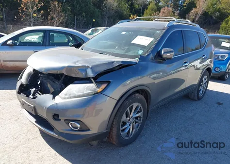 2015 Nissan Rogue Sl из США, поврежденный, VIN 5N1AT2MT9FC899343